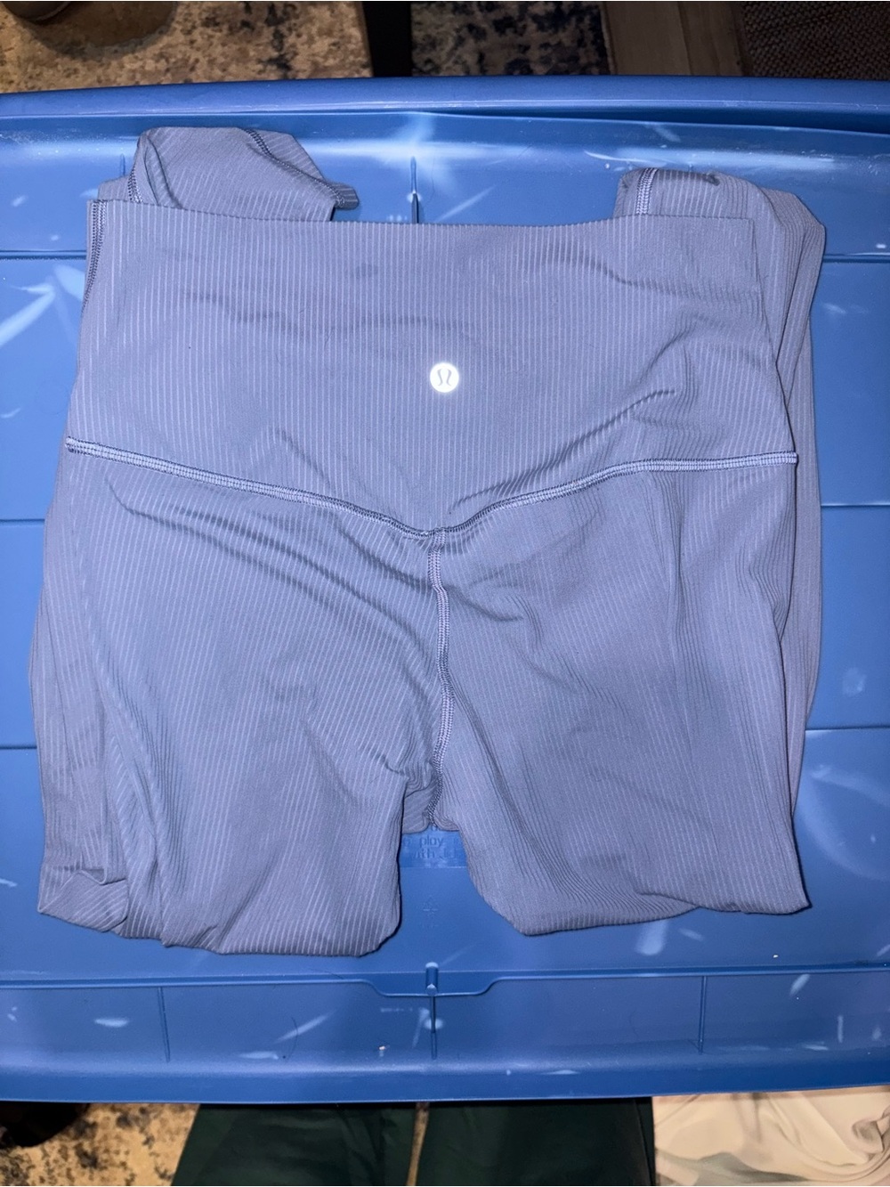 lululemon athletica Ribbed Light Purple Leggings